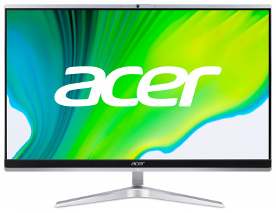 Моноблок Acer Aspire C24-1651 23.8" Full HD Touch i7 1165G7 (2.8) 16Gb 1Tb 5.4k SSD512Gb MX450 2Gb CR Eshell GbitEth WiFi BT 135W клавиатура мышь Cam серебристый 1920x1080