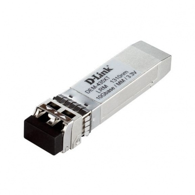 D-Link DEM-435XT/A1A PROJ SFP-трансивер с 1 портом 10GBase-LRM для многомодового оптического кабеля (до 200 м)