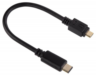 Кабель Hama 00135713 USB Type-C (m)-micro USB (m) 0.75м черный