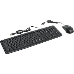 Клавиатура + мышь Oklick 600M black USB [337142]