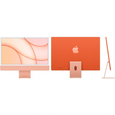 Apple iMac [Z133000NM, Z133/4 with Numeric Keypad] Orange 24" Retina 4.5K {M1 chip with 8 core CPU and 8 core/16GB/1TB SSD/LAN/with Numeric Keypad} (2021)