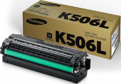 Картридж лазерный Samsung CLT-K506L SU173A черный (6000стр.) для Samsung CLP-680/CLX-6260