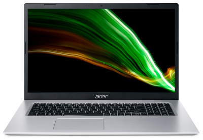 Ноутбук Acer Aspire 3 A317-53-71C3 Core i7 1165G7 8Gb SSD512Gb Intel Iris Xe graphics 17.3" IPS FHD (1920x1080) Windows 11 Professional silver WiFi BT Cam