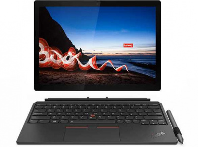Ноутбук Lenovo ThinkPad X12 Detachable G1 T Core i5 1130G7 8Gb SSD256Gb Intel Iris Xe graphics 12.3" IPS Touch FHD+ (1920x1280) Windows 10 Professional 64 black WiFi BT Cam