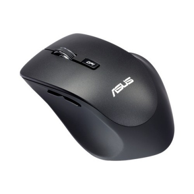 Мышь Asus WT425 черный оптическая (1600dpi) беспроводная USB2.0 для ноутбука (5but)