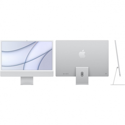 Apple iMac [Z12R001J7, Z12R/3 with Numeric Keypad] Silver 24" Retina 4.5K {Apple M1 chip with 8-core CPU and 8-core GPU/16GB/512GB SSD/LAN/with Numeric Keypad} (2021)