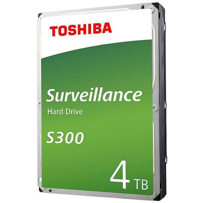 4TB Toshiba Surveillance S300 (HDWT740UZSVA/HDKPB02Z0A01F) {SATA 6.0Gb/s, 5400 rpm, 128Mb buffer, 3.5" для видеонаблюдения}