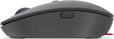 Мышь Lenovo Go серый оптическая (2400dpi) беспроводная USB-C для ноутбука (3but)