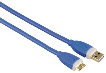 Кабель Hama 00039682 USB 3.0 A(m) micro USB 3.0 B (m) 1.8м синий