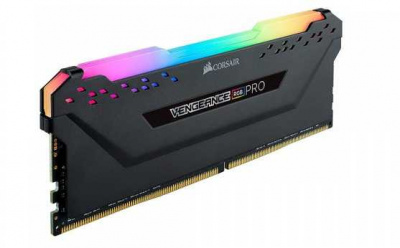 Память DDR4 8Gb 3200MHz Corsair CM4X8GD3200C16W4 Vengeance RGB Pro OEM PC4-25600 CL16 DIMM 288-pin 1.35В Intel single rank