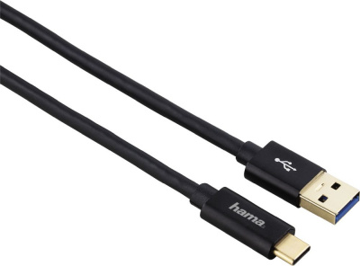 Кабель Hama USB 3.1 Gen 2 00135715 USB (m)-USB Type-C (m) 1м черный