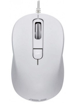 Мышь Asus MU101C белый оптическая (3600dpi) USB (3but)