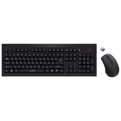 Клавиатура + мышь Oklick 210M Wireless, Black, USB [612841]