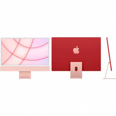 Apple iMac [Z12Z000AS, Z12Z/3] Pink 24" Retina 4.5K {M1 chip with 8 core CPU and 8 core/16GB/512GB SSD/LAN} (2021)