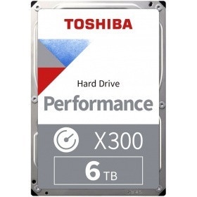 6TB Toshiba X300 (HDWR460UZSVA) {SATA 6.0Gb/s, 7200 rpm, 256Mb buffer, 3.5"}