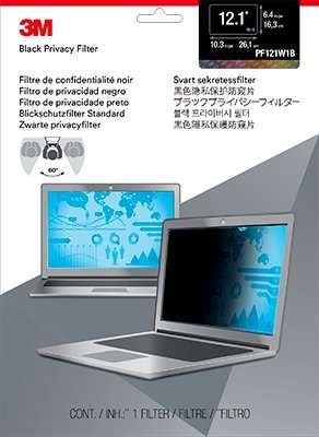 Экран защиты информации для ноутбука 3M PF121W1B (7000013834) 12.1" черный