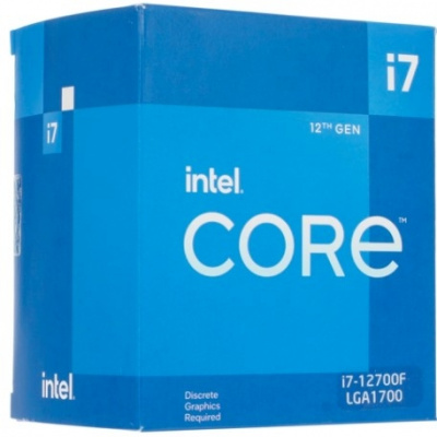 CPU Intel Core i7-12700F Alder Lake BOX {2.1 ГГц/ 4.8 ГГц в режиме Turbo, 25MB, LGA1700}