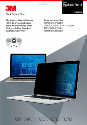 Экран защиты информации для ноутбука 3M PF133W9B (7100210598) 13.3" черный