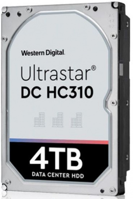 Жесткий диск WD Original SATA-III 4Tb 0B36040 HUS726T4TALE6L4 Ultrastar DC HC310 (7200rpm) 256Mb 3.5"