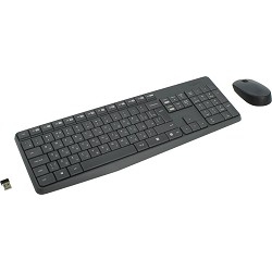 920-007948 Logitech Клавиатура + мышь MK235 GREY USB