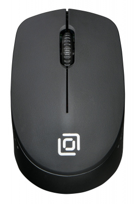 Мышь Оклик 486MW черный оптическая (1000dpi) беспроводная USB для ноутбука (3but)