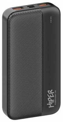 Мобильный аккумулятор Hiper SM20000 20000mAh 2.4A 2xUSB черный (SM20000 BLACK)