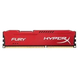 Kingston DDR3 DIMM 8GB (PC3-15000) 1866MHz HX318C10FR/8  HyperX Fury Red Series CL10
