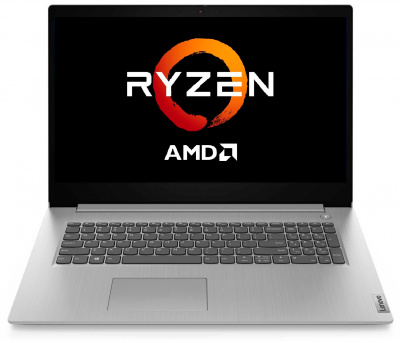 Ноутбук Lenovo IdeaPad 3 17ADA05 Ryzen 3 3250U 4Gb SSD256Gb AMD Radeon 17.3" TN HD+ (1600x900) Free DOS grey WiFi BT Cam