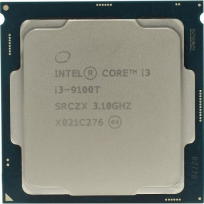CPU Intel Core i3-9100T Coffee Lake OEM {Socket 1151v2/3100MHz/6Mb/TDP-35W/ОЕМ) (CM8068403377425)}