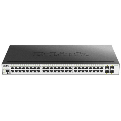 D-Link DGS-3000-52X/B2A Управляемый коммутатор 2 уровня с 48 портами 10/100/1000Base-T и 4 портами 10GBase-X SFP+