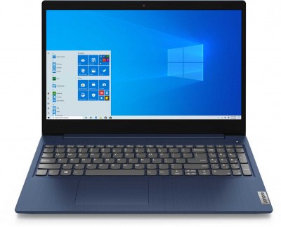 Ноутбук Lenovo IdeaPad 3 15ITL05 Pentium Gold 7505 8Gb SSD256Gb Intel UHD Graphics 15.6" IPS FHD (1920x1080) Windows 11 Home blue WiFi BT Cam
