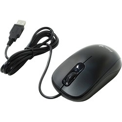 Genius Мышь DX-110 USB Black { оптическая, 1000 dpi, 3 кнопки+колесо прокрутки, провод 1,5 м } [31010116100]