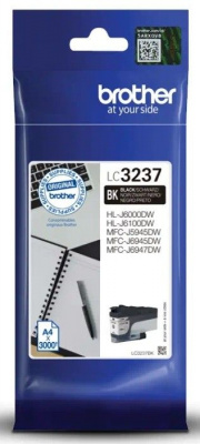 Картридж струйный Brother LC3237BK черный (3000стр.) для Brother HLJ6000DWRE1/MFCJ5945DWRE1/MFCJ6945DWRE1
