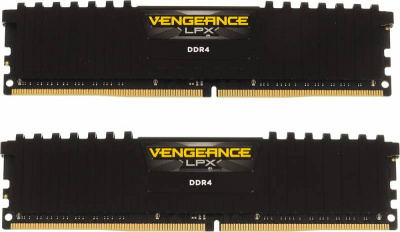 Память DDR4 2x8Gb 3000MHz Corsair CMK16GX4M2B3000C15 Vengeance LPX RTL PC4-24000 CL15 DIMM 288-pin 1.35В