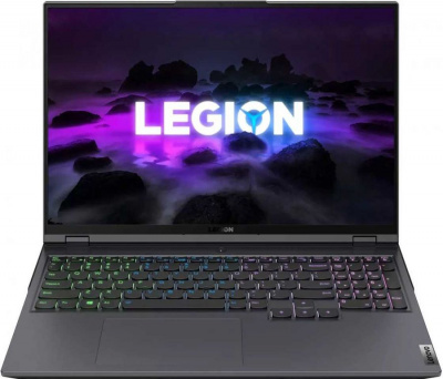 Ноутбук Lenovo Legion 5 Pro 16ACH6H Ryzen 7 5800H 16Gb SSD1Tb NVIDIA GeForce RTX 3060 6Gb 16" IPS WQXGA (2560x1600) Windows 11 Home grey WiFi BT Cam