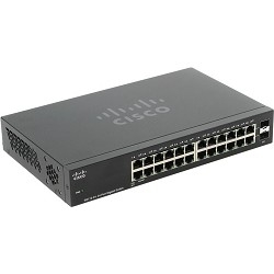 Cisco SB SG112-24-EU Коммутатор 24-портовый, гигабитный COMPACT 24-port Gig Switch-2 Mini-GBIC Ports