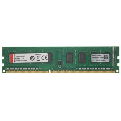 Kingston DDR3 DIMM 4GB (PC3-12800) 1600MHz KVR16N11S8H/4WP Height 30mm