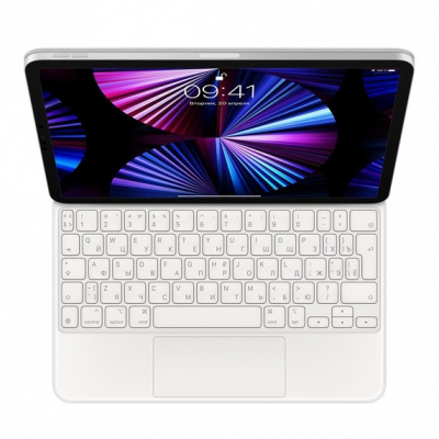 MJQJ3RS/A Magic Keyboard for iPad Pro 11-inch (3rd generation) and iPad Air (4th generation) - Russian - White