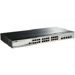 D-Link DGS-1510-28X/A1A PROJ Управляемый стекируемый коммутатор SmartPro с 24 портами 10/100/1000Base-T и 4 портами 10GBase-X SFP+