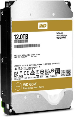 Жесткий диск WD Original SATA-III 12Tb WD121KRYZ Gold (7200rpm) 256Mb 3.5"